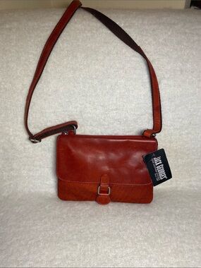 Jack George’s Women's Red Leather Crossbody Bag